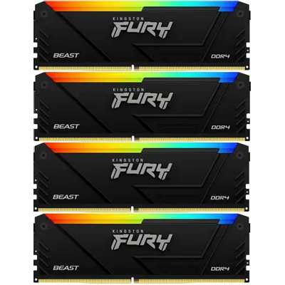 оперативная память Kingston Fury Beast RGB Black PnP KF426C16BB2AK4/64