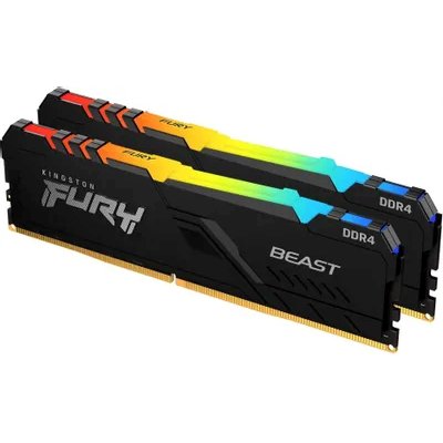 оперативная память Kingston Fury Beast RGB KF432C16BB2AK2/64