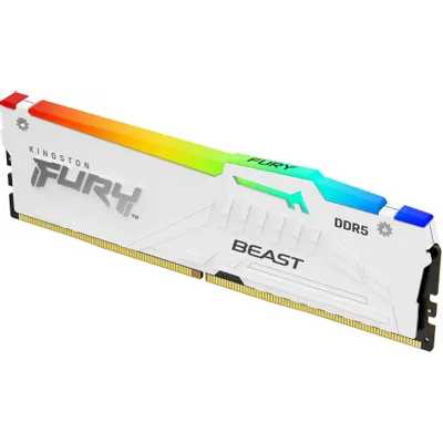 оперативная память Kingston Fury Beast White RGB XMP KF568C34BWA-16