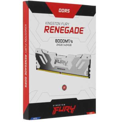 оперативная память Kingston Fury Renegade Silver/White KF580C38RW-24
