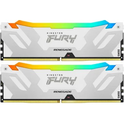 оперативная память Kingston Fury Renegade Silver/White RGB XMP KF572C38RWAK2-32