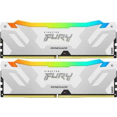 оперативная память Kingston Fury Renegade Silver/White RGB XMP KF576C38RWAK2-32
