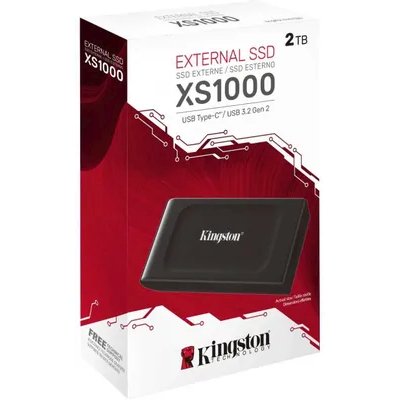 SSD диск Kingston XS1000 2Tb SXS1000/2000G Черный