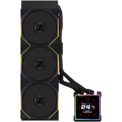 система водяного охлаждения Lian Li HydroShift II LCD-S 360TL ARGB Black Черный