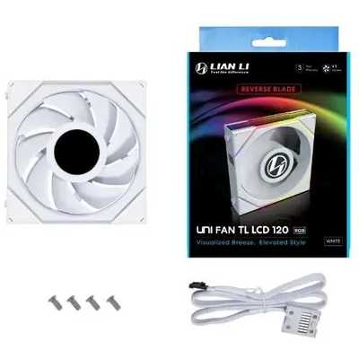 кулер Lian Li Uni Fan TL 120 LCD ARGB White 1 Pack