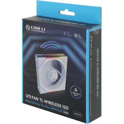 кулер Lian Li Uni Fan TL Wireless 120 ARGB White Белый