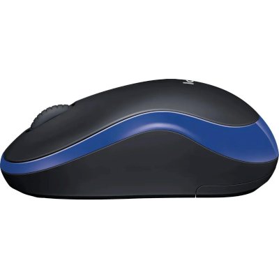 мышь Logitech M185 Blue 910-002236 Черный-синий