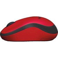 мышь Logitech M220 Silent Red 910-004880 Красный-черный