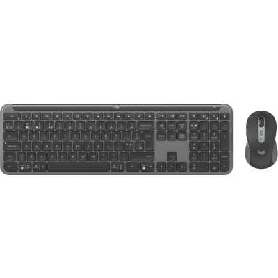 комплект клавиатура и мышь Logitech Signature Slim Combo MK950 For Business Серый