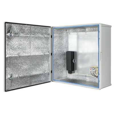 телекоммуникационный шкаф Mastermann-Пластик-4УТП+ Серый