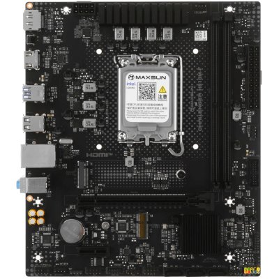 материнская плата Maxsun Challenger H810M-F Черный