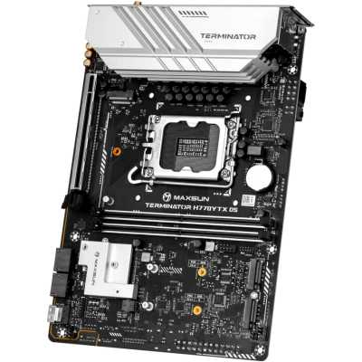 материнская плата Maxsun Terminator H770YTX D5 WIFI Черный