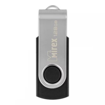 флешка Mirex 128GB 13600-FMURS128 Черный, серый