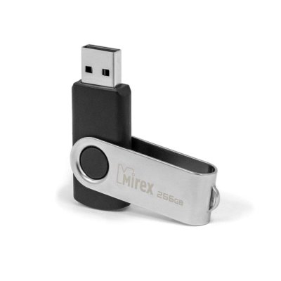 флешка Mirex 256GB 13600-FMURS256 Черный, серый