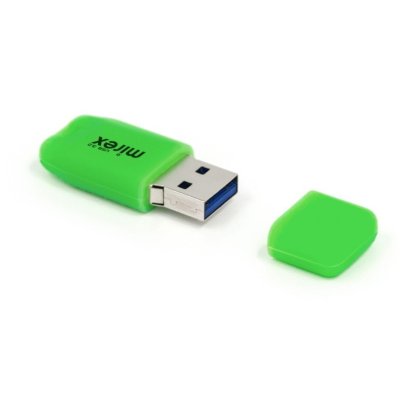 флешка Mirex 8GB 13600-FM3SGN08 Зеленый