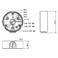 монтажная коробка Dahua DH-PFA135