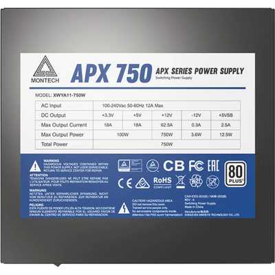 блок питания Montech APX 750W XWYA11-750W Черный