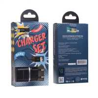 сетевое зарядное устройство More choice NC22i Black Черный