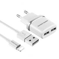 сетевое зарядное устройство More choice NC22i White Белый