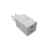 сетевое зарядное устройство More choice NC55QCm White Белый