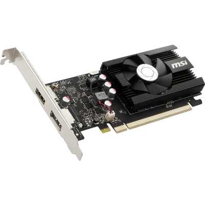 видеокарта MSI nVidia GeForce GT 1030 4GD4 LP OC Черный