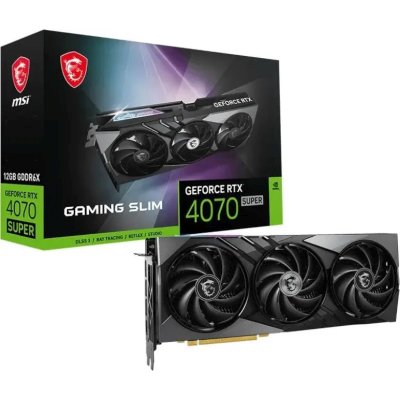 видеокарта MSI nVidia GeForce RTX 4070 Super Gaming Slim 12G