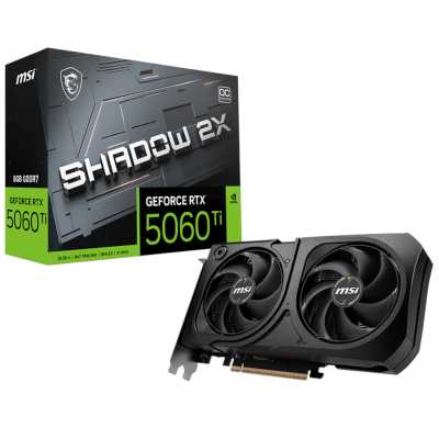 видеокарта MSI nVidia GeForce RTX 5060 Ti 8G Shadow 2X OC Plus