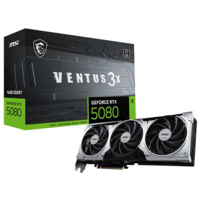 видеокарта MSI nVidia GeForce RTX 5080 16G Ventus 3X Plus