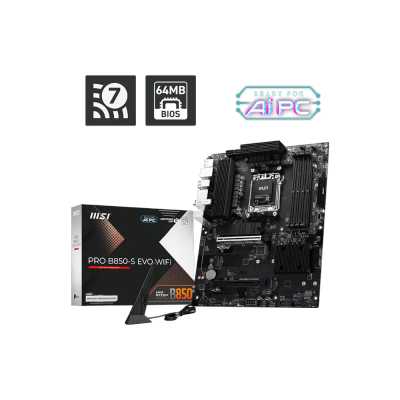материнская плата MSI Pro B850-S Evo WiFi Черный