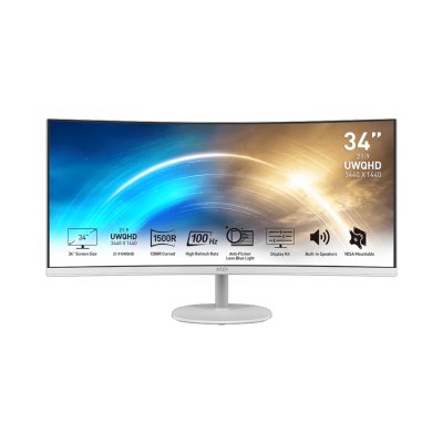 монитор MSI Pro MP341CQW Белый