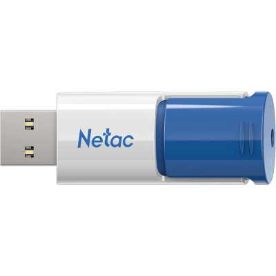 флешка Netac 128GB NT03U182N-128G-32BL Белый, синий