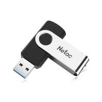 флешка Netac 16GB NT03U505N-016G-30BK Черный, серебристый
