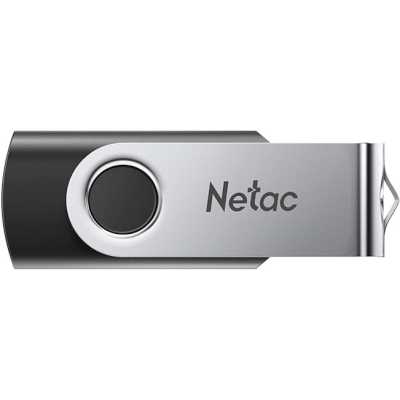 флешка Netac 256GB NT03U505N-256G-32BK Черный, серебристый
