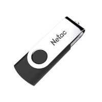 флешка Netac 64GB NT03U505N-064G-30BK Черный, серебристый