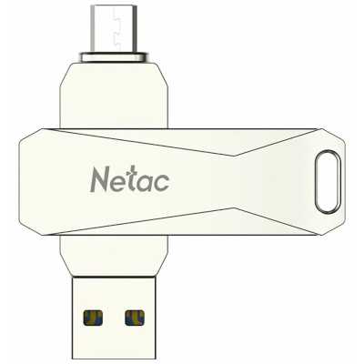 флешка Netac 64GB NT03U782C-064G-32PN Серебристый