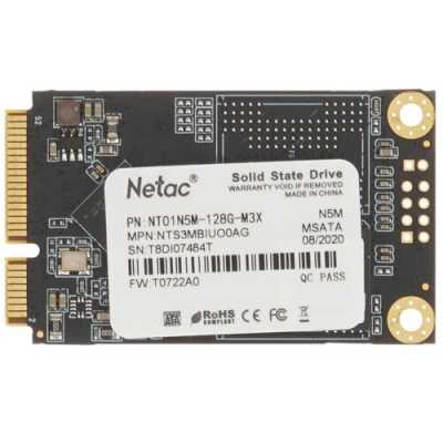 SSD диск Netac N5M 128Gb NT01N5M-128G-M3X Черный