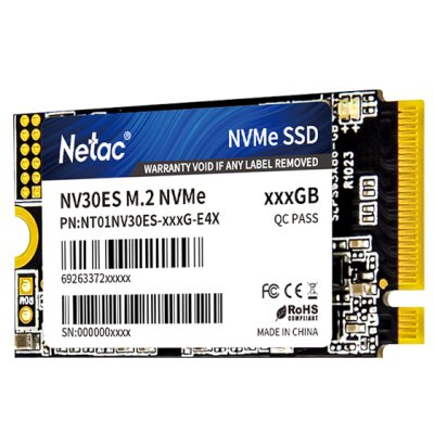 SSD диск Netac NV30ES 256Gb NT01NV30ES-256G-E4X Черный