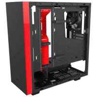 корпус NZXT S340 Elite Matte Black-Red