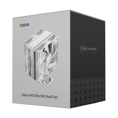 кулер Ocypus Delta A40 Elite White Dual Fan Белый