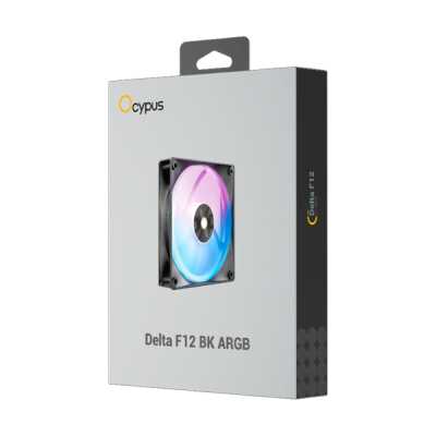кулер Ocypus Delta F12 Black ARGB