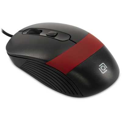 мышь Oklick 310M Black-Red Черный-красный