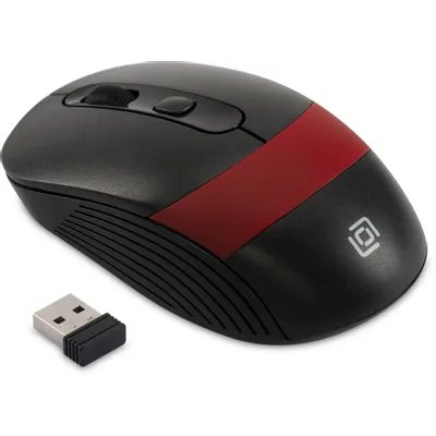 мышь Oklick 310MW Black-Red Черный-красный