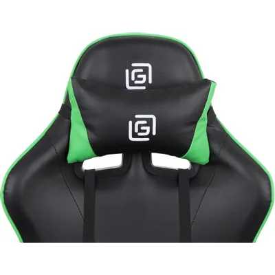 игровое кресло Oklick Camper Black/Green черно-зеленый