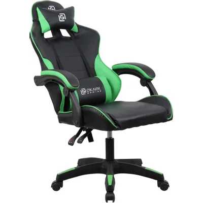 игровое кресло Oklick Drifter Black/Green черно-зеленый