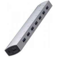 разветвитель USB Orico AS7P-U3-SV серебристый