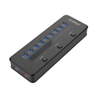 разветвитель USB Orico H10C1-U3-BK черный