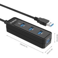 разветвитель USB Orico W5PH4-U3-BK черный