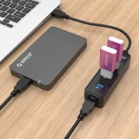 разветвитель USB Orico W5PH4-U3-BK черный