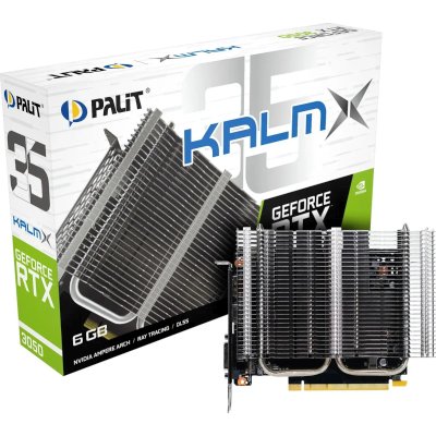 видеокарта Palit nVidia GeForce RTX 3050 KalmX 6Gb NE63050018JE-1070H