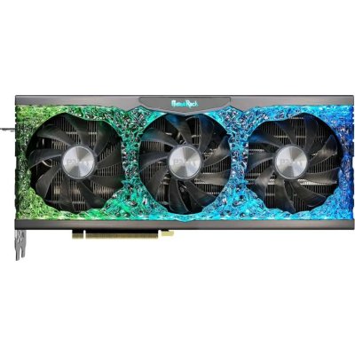 видеокарта Palit nVidia GeForce RTX 3070 GameRock OC 8Gb V1 LHR NE63070H19P2-1040G уценка